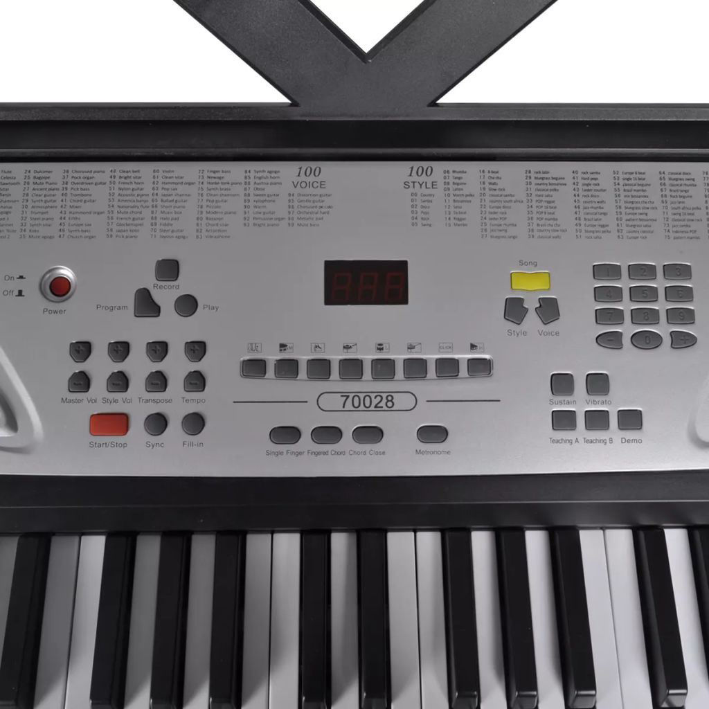 / 54Key Electric Keyboard with Book Stand