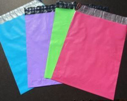 Picture of 6 x 9 Mailing Envelopes - Pack of 100 - Blue, Green, Pink and Purple