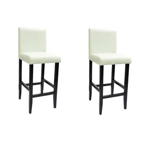 Picture of Bar Stools 2 pcs - White