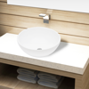 Picture of Bathroom Sink Basin Ceramic Round - White