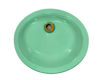 Picture of Bathroom Sink Undermount Glass - Green Frosted
