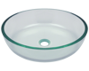Picture of Bathroom Sink Vessel - Clear Glass