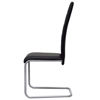 Picture of Dining Chairs 6 pcs - Black
