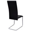 Picture of Dining Chairs 6 pcs - Black