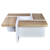 Picture of Coffee Table Oak and High Gloss White