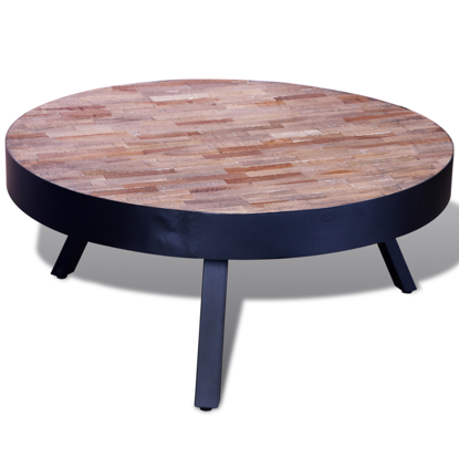 Picture of Coffee Table Round Reclaimed Teak