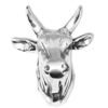 Picture of Cow Head Decoration Wall-Mounted Aluminum Silver