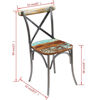 Picture of Dining Chairs 2 pcs - Solid Reclaimed Wood