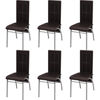 Picture of Dining Chairs 6 pcs Artificial Leather Brown