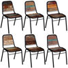 Picture of Dining Chairs 6 pcs Solid Reclaimed Wood 17.3"x23.2"x35"
