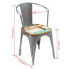 Picture of Dining Chairs 6 pcs Solid Reclaimed Wood 20"x20.5"x31.5"