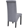 Picture of Dining Chairs Fabric Upholstery - 2 pcs Dark Gray