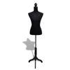 Picture of Female Mannequin Ladies Bust Display Dress Form - Black