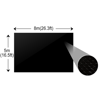 Picture of Floating Rectangular PE Solar Pool Film 26.3 x 16.5 ft - Black