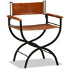 Picture of Folding Chair Genuine Leather 23.2"x18.9"x30.3"
