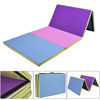Picture of Folding Gymnastics Mat Multi-Color - 4' x 10' x 2"