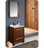 Picture of Fresca Allier 24" Wenge Brown Modern Bathroom Vanity with Mirror