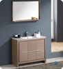 Picture of Fresca Allier 40" Gray Oak Modern Bathroom Vanity w/ Mirror