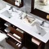 Picture of Fresca Allier 72" Wenge Brown Modern Double Sink Bathroom Vanity w/ Mirror