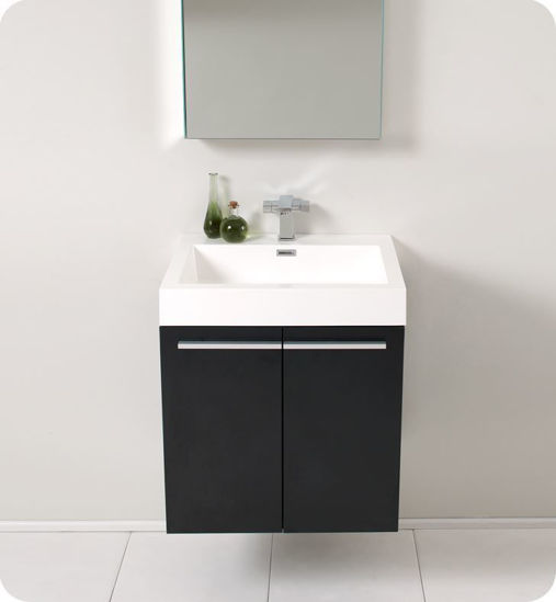 Picture of Fresca Alto 23" Black Modern Bathroom Vanity with Medicine Cabinet