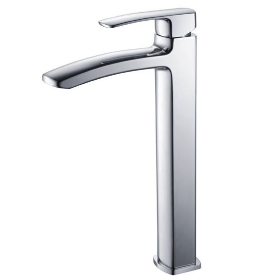 Picture of Fresca Fiora Single Hole Vessel Mount Bathroom Vanity Faucet - Chrome