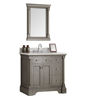 Picture of Fresca Kingston 37" Antique Silver Traditional Bathroom Vanity w/ Mirror