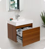 Picture of Fresca Nano 24" Teak Modern Bathroom Vanity with Medicine Cabinet