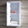 Picture of Fresca White Bathroom Linen Side Cabinet w/ 2 Doors