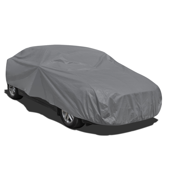 Picture of Full Car Cover Nonwoven Fabric Clean Vehicle Dust Water Resistant - Large Gray