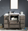 Picture of Fresca Torino 48" Gray Oak Modern Bathroom Vanity with 2 Side Cabinets and Integrated Sink