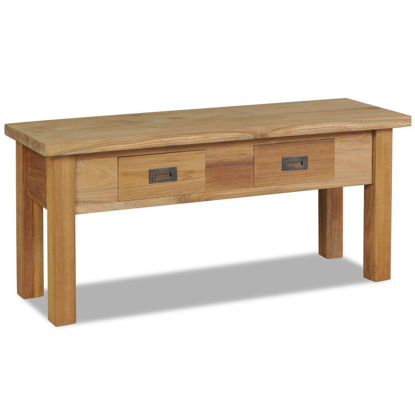Picture of Hall Bench Solid Teak 35.4x11.8x15.7