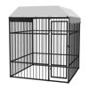 Picture of Heavy-Duty Outdoor Dog Kennel with Roof 6x6