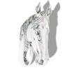 Picture of Horse Head Decoration Wall-Mounted Aluminum Silver