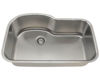 Picture of Kitchen Stainless Steel  Single Bowl Undermount Sink Offset