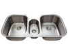 Picture of Kitchen Triple Bowl Stainless Steel Sink