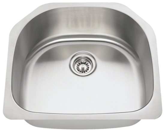 Picture of Kitchen Undermount Sink Stainless Steel D-Bowl