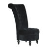 Picture of Living Room Accent Velvet Chair - Black