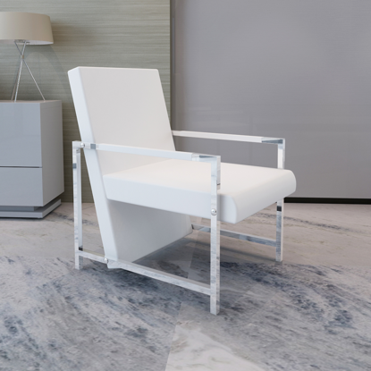 Picture of Living Room Office Armchair - White