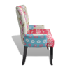 Picture of Living Room Chair Accent High Back Armchair - Patchwork