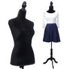 Picture of Mannequin Torso Dress Form Display With Black Tripod Stand Female