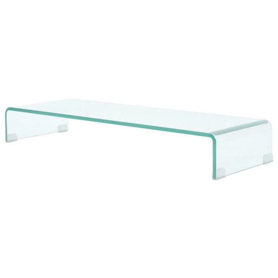 Picture of Monitor Riser/TV Stand 35" - Glass Clear