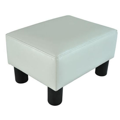 Picture of Ottoman Footrest Stool - White