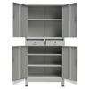 Picture of Office Filing Cabinet with 4 Doors 35" - Gray