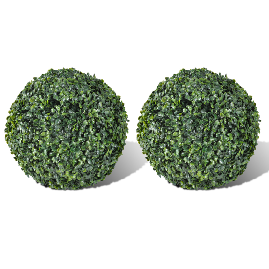 Picture of Outdoor Artificial Boxwood Ball 10" - 2 pcs