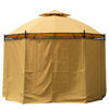 Picture of Outdoor Canopy Patio Gazebo with Curtains 11" - Orange