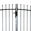 Picture of Outdoor Fence Double Door Gate with Spear Top 13' x 5'