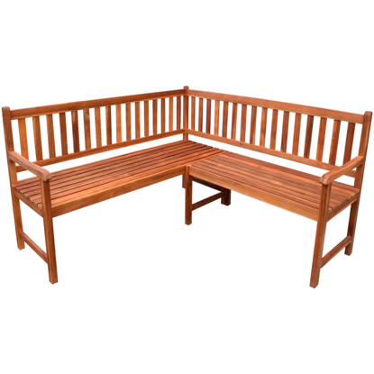 Picture of Outdoor Furniture Corner Bench - Acacia Wood