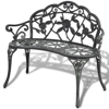 Picture of Outdoor Patio Bench Cast Aluminum - Green