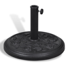 Picture of Outdoor Patio Round Umbrella Base Parasol Base Holder Stand - Steel/Resin