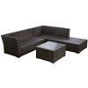 Picture of Outdoor Patio Wicker Furniture Seat Cushioned 4 Pieces